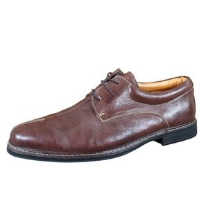 Studio Belvedere Beltrami Mens Oxford Shoes Size 11 D Casual Dress Brown Leather